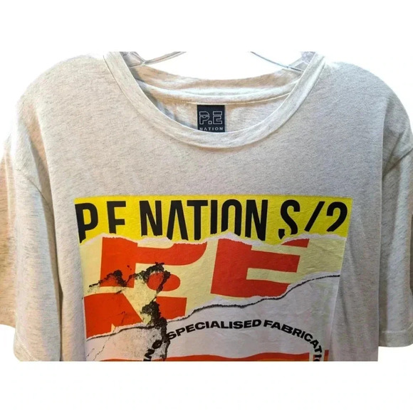 P.E. Nation Graphic Tee T-Shirt Logo Print Sz Medium - Picture 2 of 6